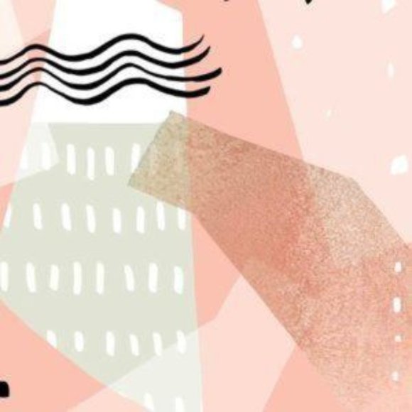 Contemporary Color block abstract art print - Picture 2 of 2